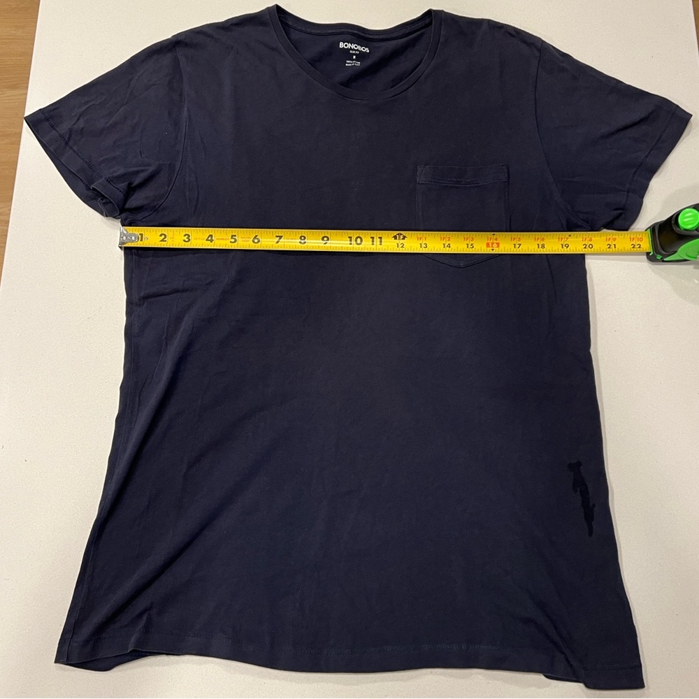 Bonobos Men's Navy Blue Short Sleeve Tee (Slim Fit)